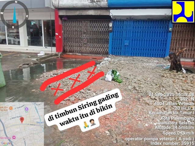 Jalan Veteran, Kecamatan Ilir Timur I Palembang